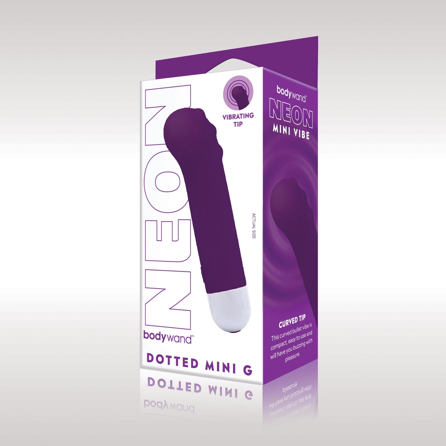 Bodywand Dotted Mini G-Spot Vibrator Neon Purple