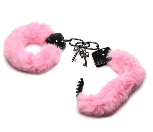 Master Series Cuffed In Fur Handcuffs