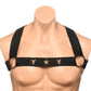 Master Series Elastic Chest Harness w/Arm Bands L/XL