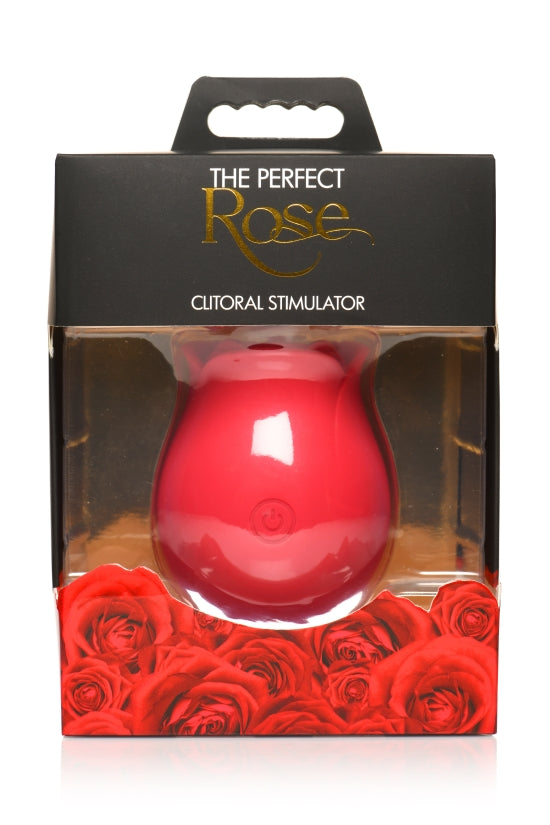 The Perfect Rose Clitoral Stimulator Red