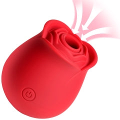 The Perfect Rose Clitoral Stimulator Red