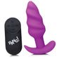 Bang! 21x Vibrating Silicone Swirl w/ remote Butt Plug