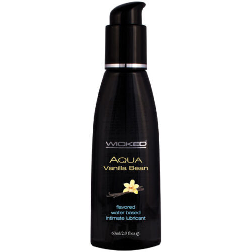 Wicked Aqua Vanilla Bean Lube 2 Oz