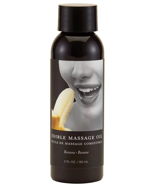 Massage Oil Edible Banana 2oz