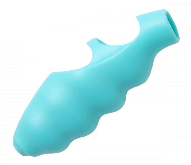 Frisky Finger Bang Her Teal Finger Vibrator