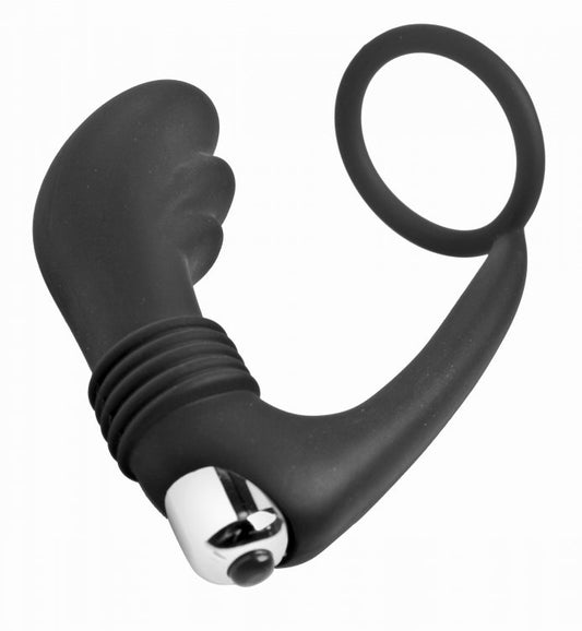 Master Series Prostatic Play Nova Prostate Massager & Cock Ring