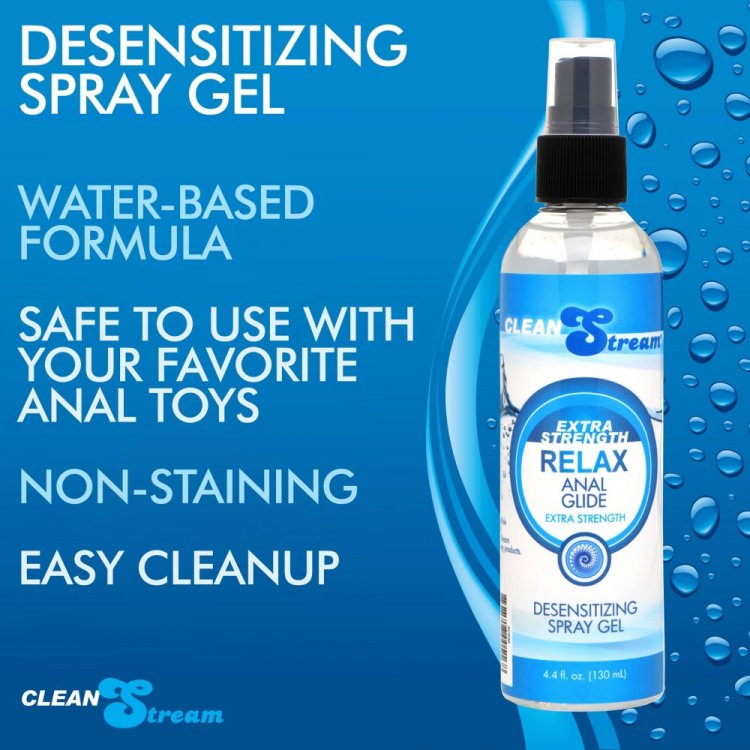 Cleanstream Relax Extra Strength Desensitizing Lube   4 Oz