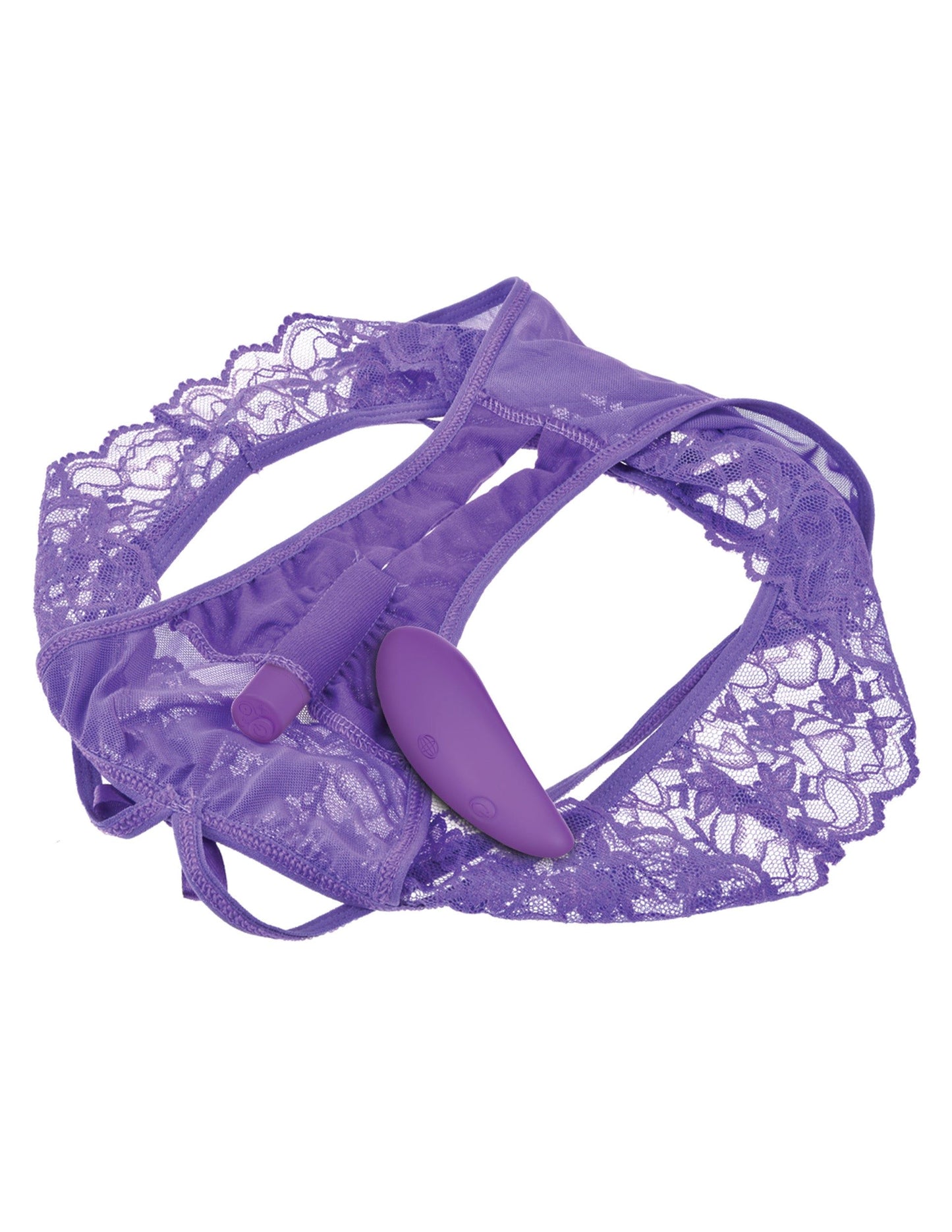 Fantasy For Her Crotchless Panty Thrill-her Wearable Vibrator