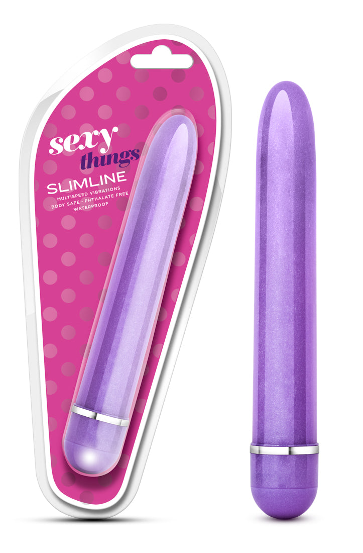 Sexy Things Slimline Vibe Purple Classic Vibrator