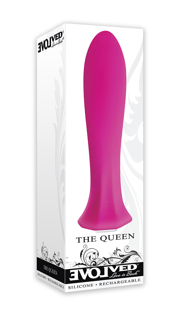 Evolved The Queen Rechargeable Silicone Mini Vibrator Pink