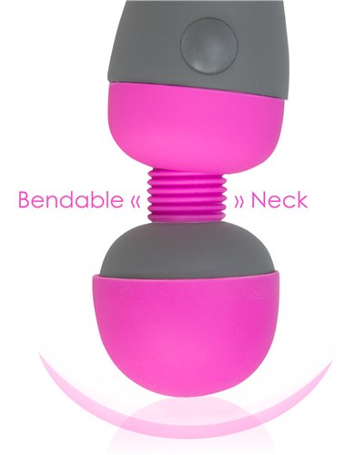 Palm Power Body Wand Massager Fuschia Plug in