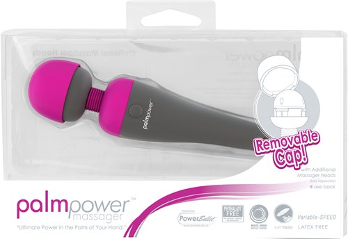 Palm Power Body Wand Massager Fuschia Plug in