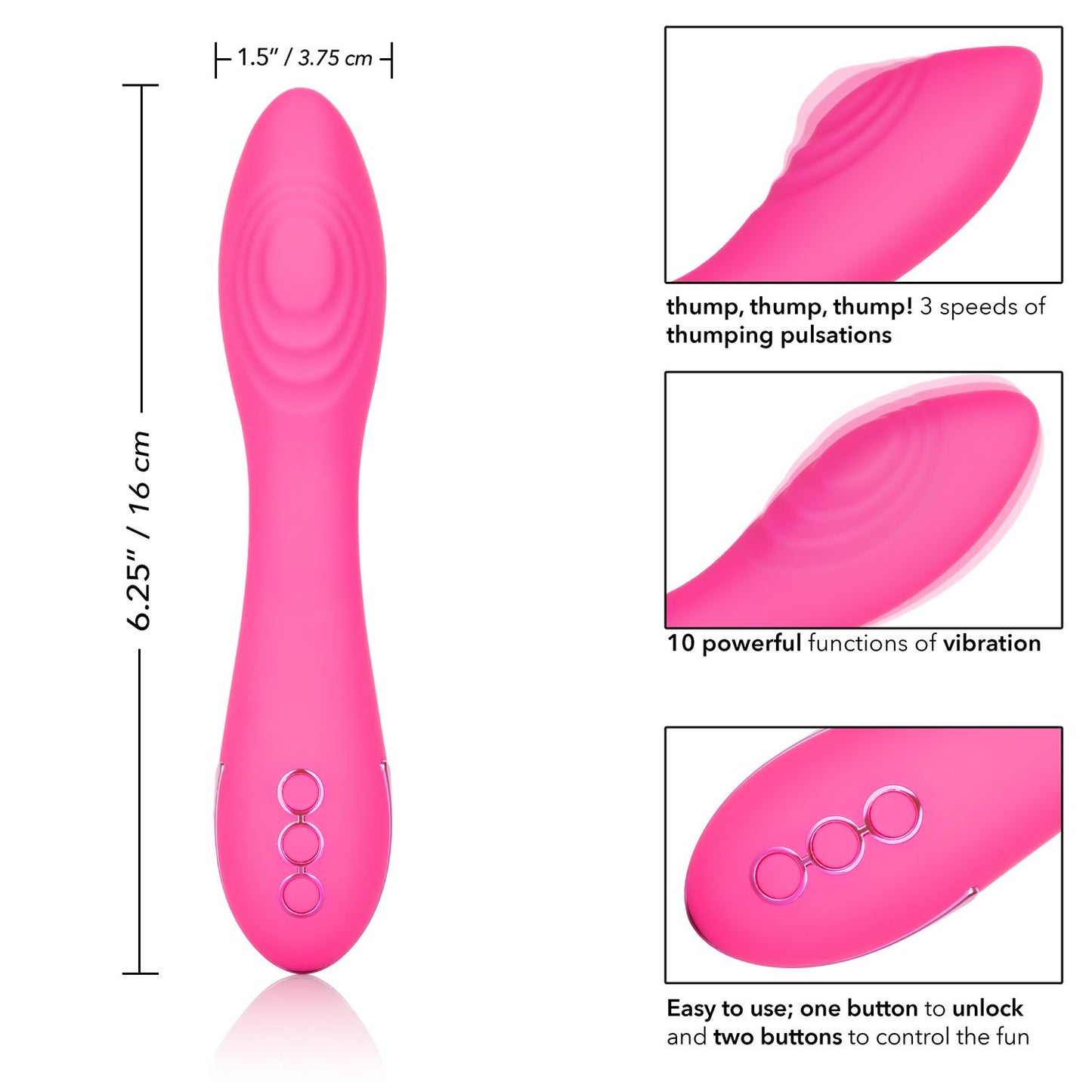 California Dreaming Surf City Centerfold G-Spot Stimulator