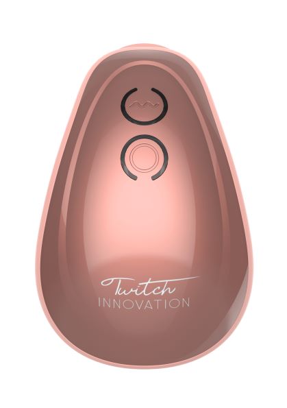 Twitch Hands Free Suction & Vibration Toy Rose Gold