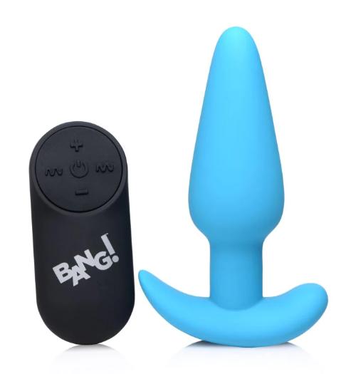 Bang! 21x Vibrating Silicone w/ remote Butt Plug