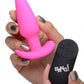 Bang! 21x Vibrating Silicone w/ remote Butt Plug