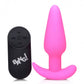 Bang! 21x Vibrating Silicone w/ remote Butt Plug