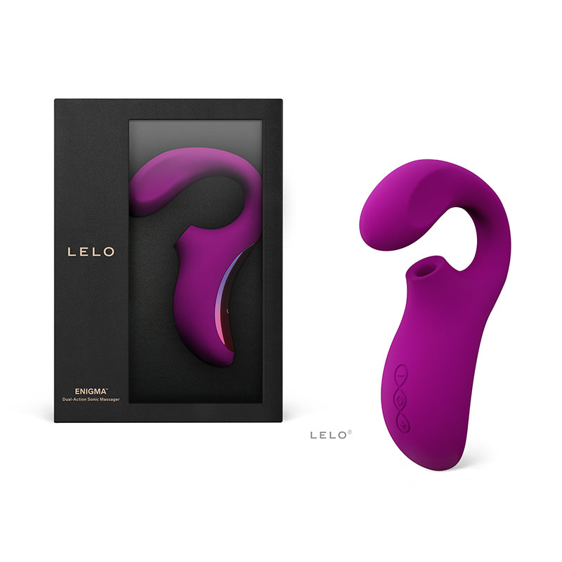 Lelo Enigma Dual Clitoral / G-Spot Vibrator Deep Rose