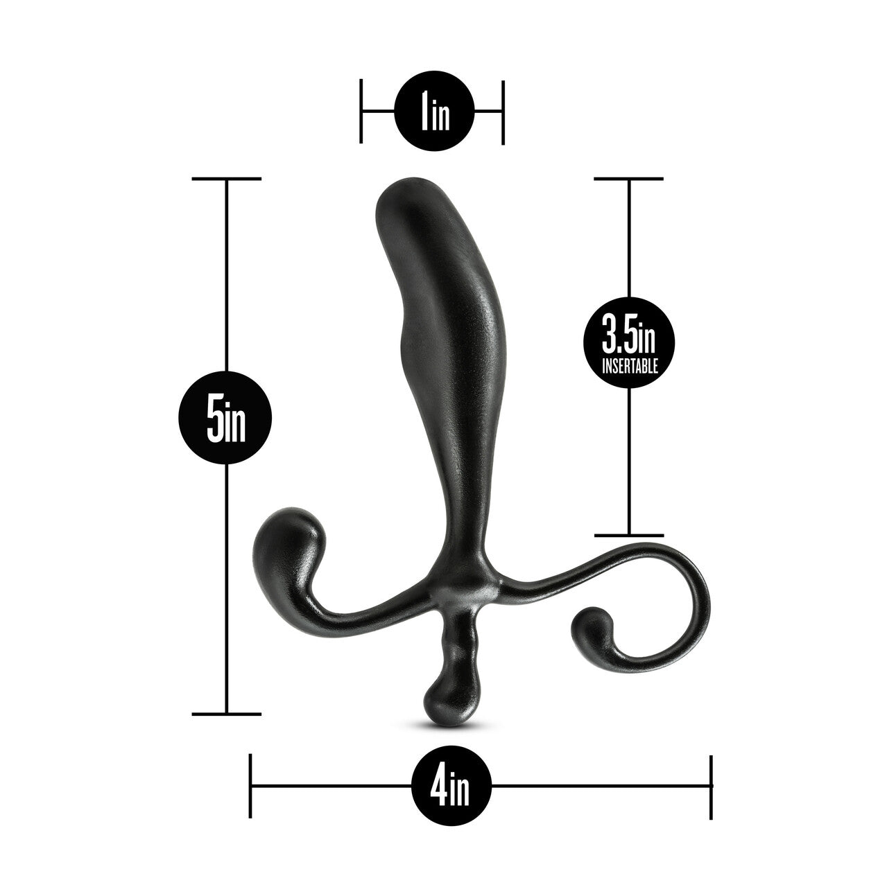 Anal Adventures Prostate Stimulator Black