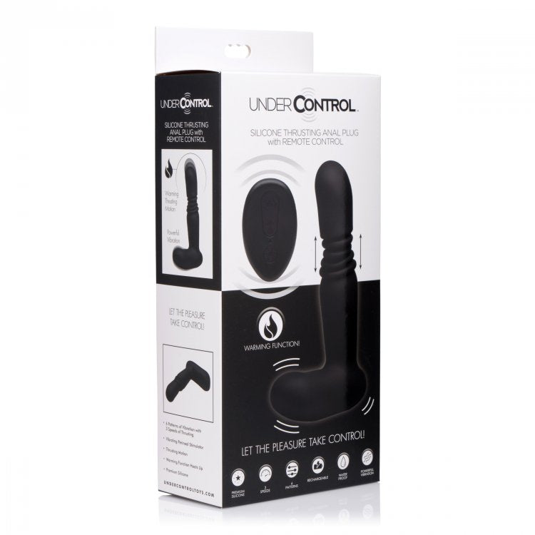 Under Control Thrusting Anal Plug W/ Remote