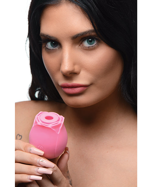 Bloomgasm Wild Rose 10x Pink Suction  Clitoral Stimulator