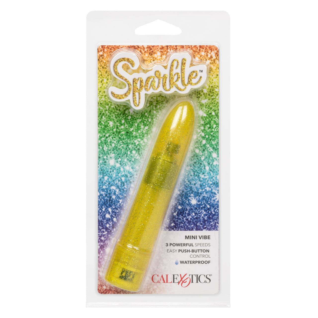 Sparkle  Yellow Classic Mini Vibrator