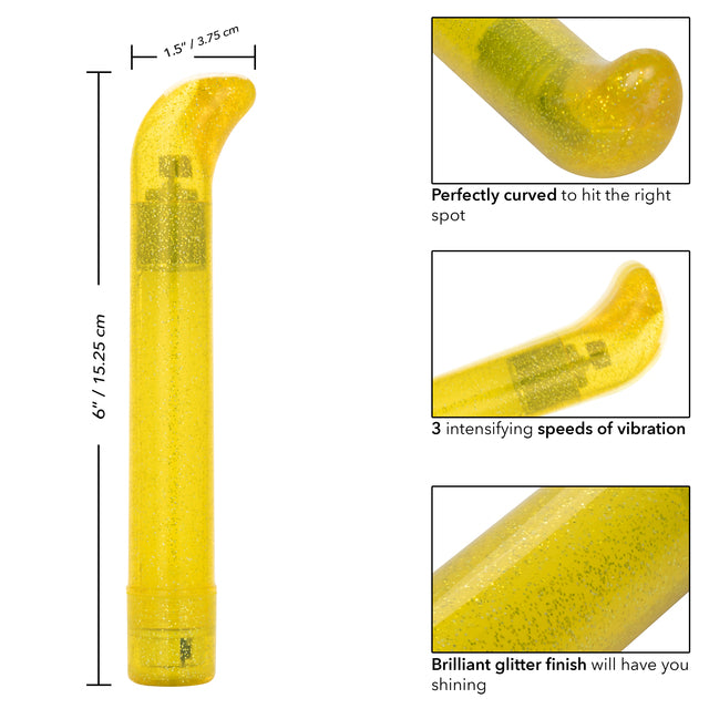 Sparkle Slim G-vibe Yellow G-Spot Stimulator