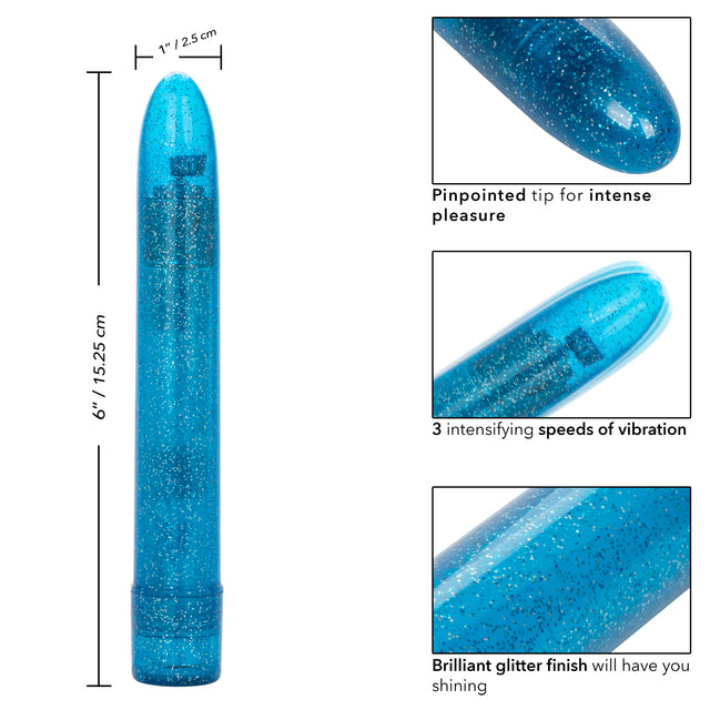 Sparkle Slim Vibe Blue Classic Vibrator