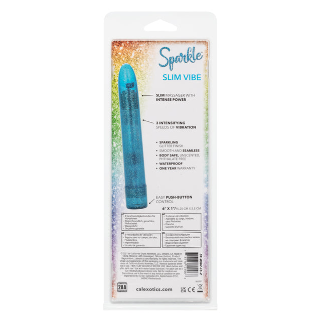 Sparkle Slim Vibe Blue Classic Vibrator