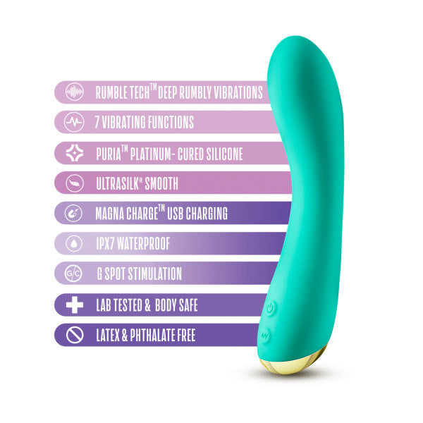 Aria Luscious Af Teal G-Spot Stimulator