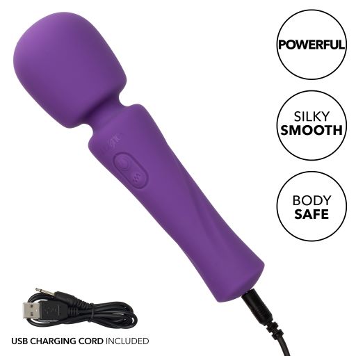 Stella Liquid Silicone Body Wand  Massager Purple