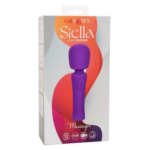 Stella Liquid Silicone Body Wand  Massager Purple