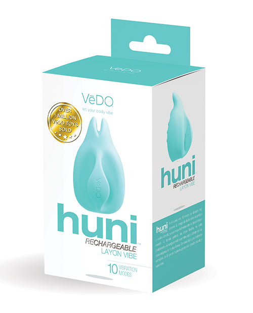 Vedo Huni Rechargeable  Turquoise Finger Vibrator