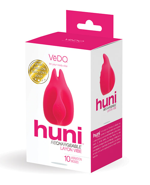 Vedo Huni Rechargeable Finger Vibrator  Foxy Pink