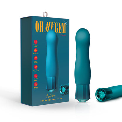 Oh My Gem Fierce Blue Topaz Clitoral Stimulator