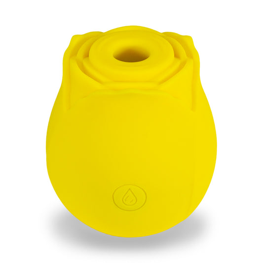 Loe The Rose Premium Suction Clitoral Stimulator Yellow