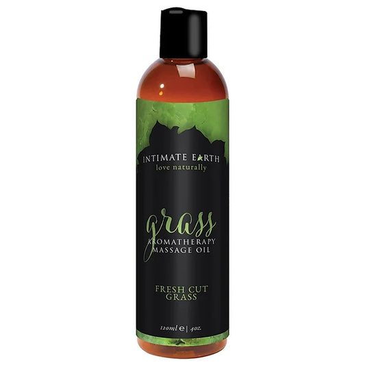 Intimate Earth Grass Massage Oil 8oz