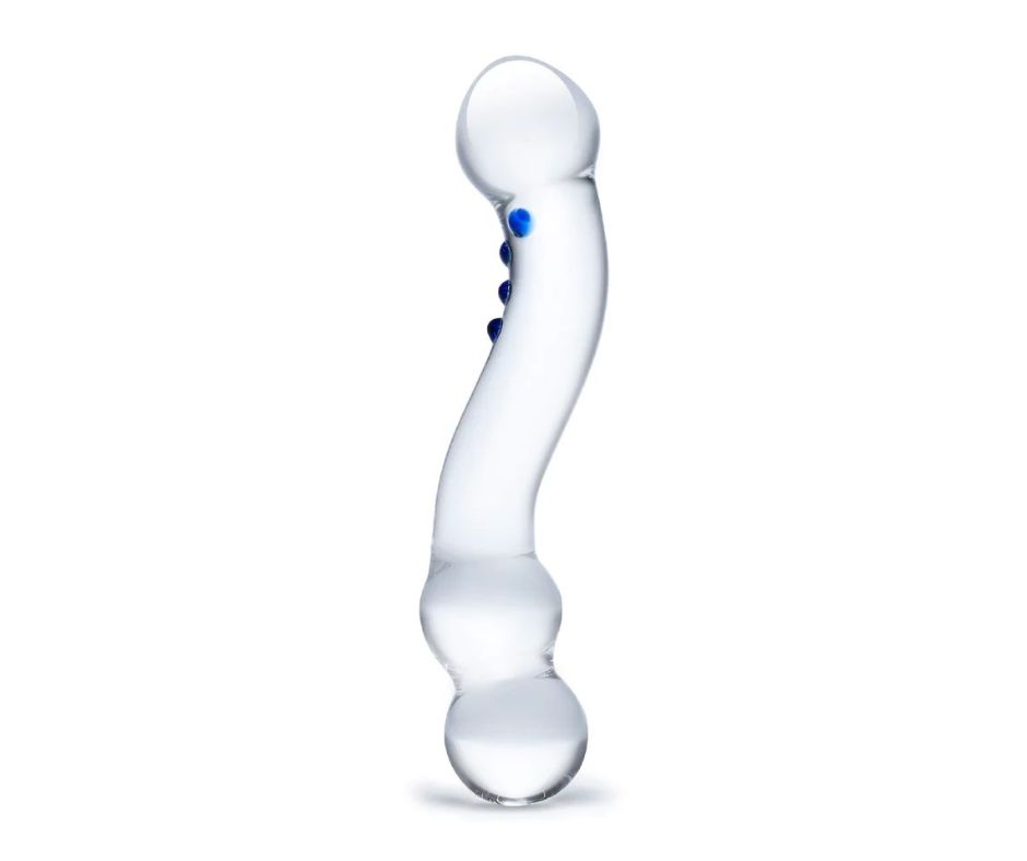 Gläs 6 Curved G-spot Glass Dildo