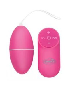 Frisky Scrambler 28x Vibrating Egg w/ Remote Pink