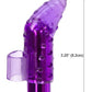 Rechargeable Frisky Purple Finger Vibrator