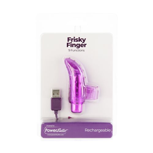 Frisky Finger Purple Finger Vibrator