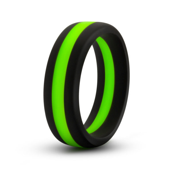 Performance Silicone Go Pro Cock Ring Black/green/black