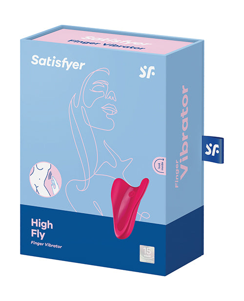 Satisfyer High Fly Red Finger Vibrator