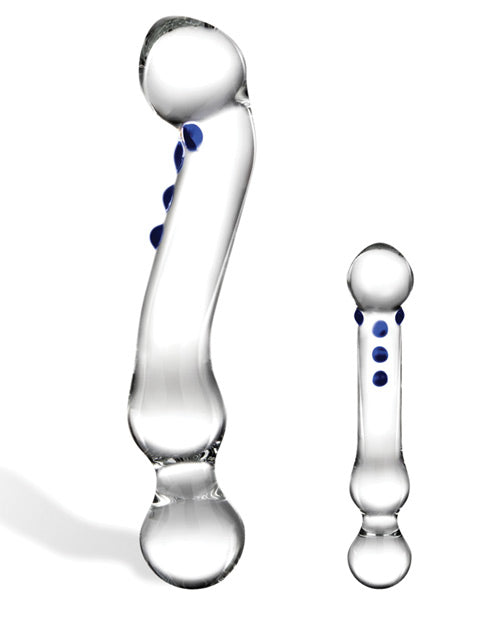 Gläs 6 Curved G-spot Glass Dildo