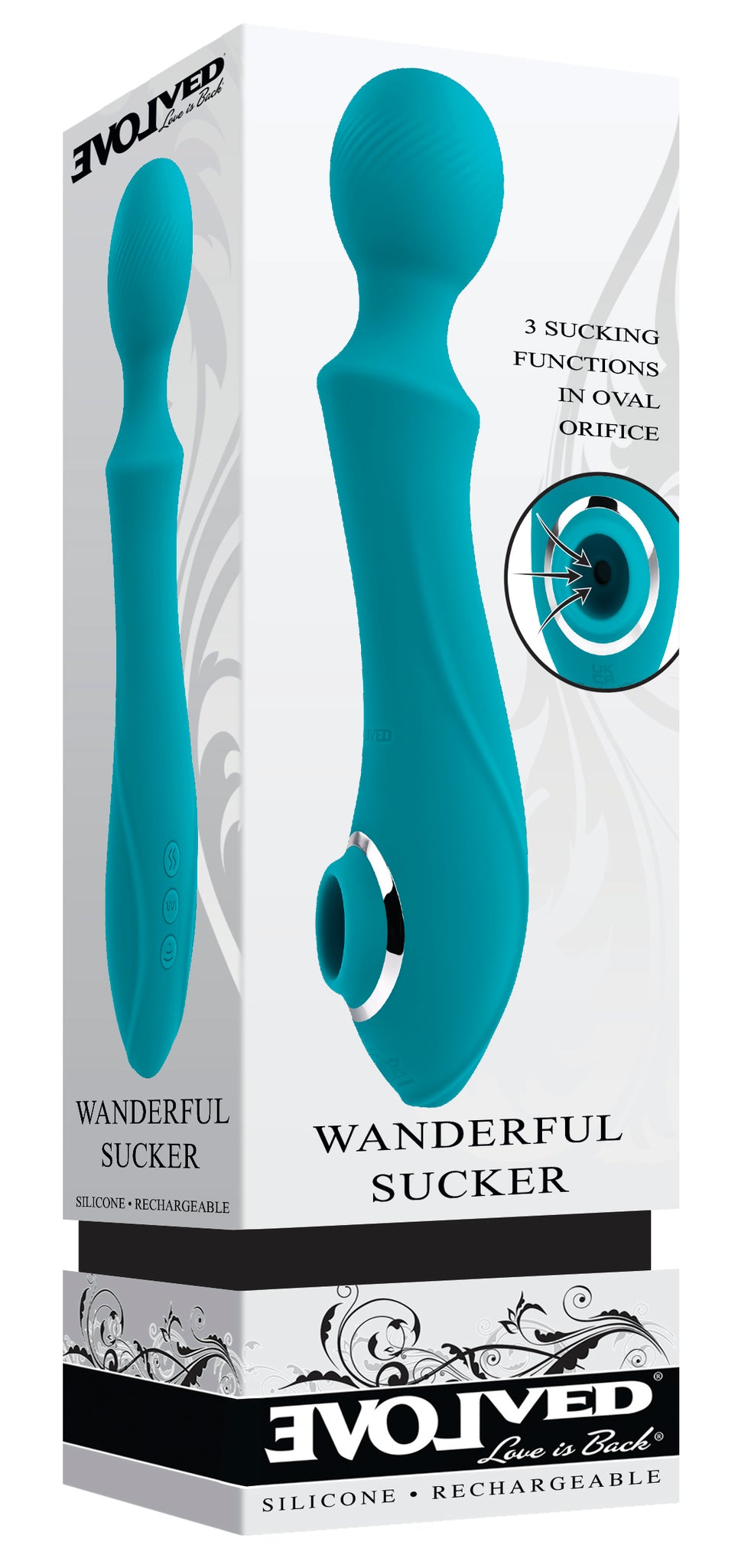 Evolved Wanderful Sucker G-Spot and Clitoral Vibrator