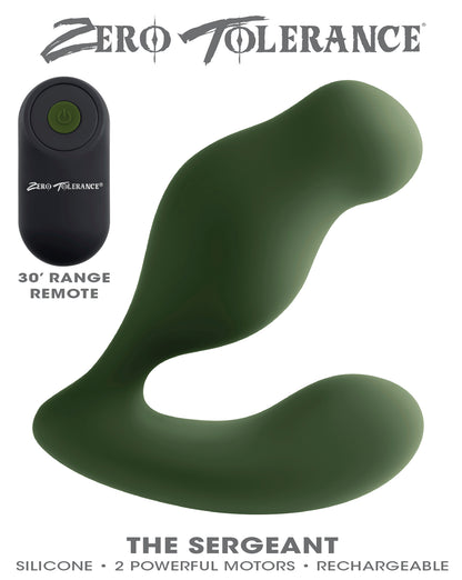 Zero Tolerance The Sergeant Prostate Massager w/Remote