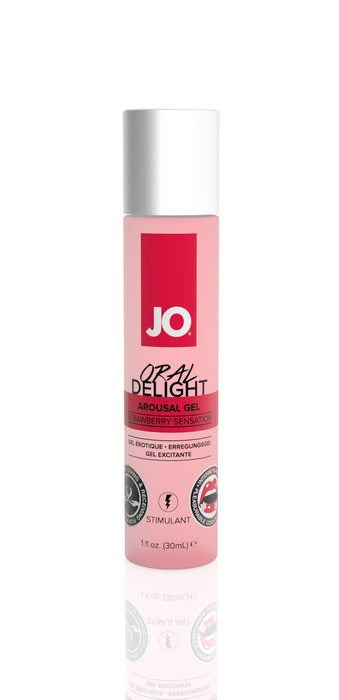 Jo Oral Delight Strawberry Sensation 1 Oz Oral Pleasure Gel