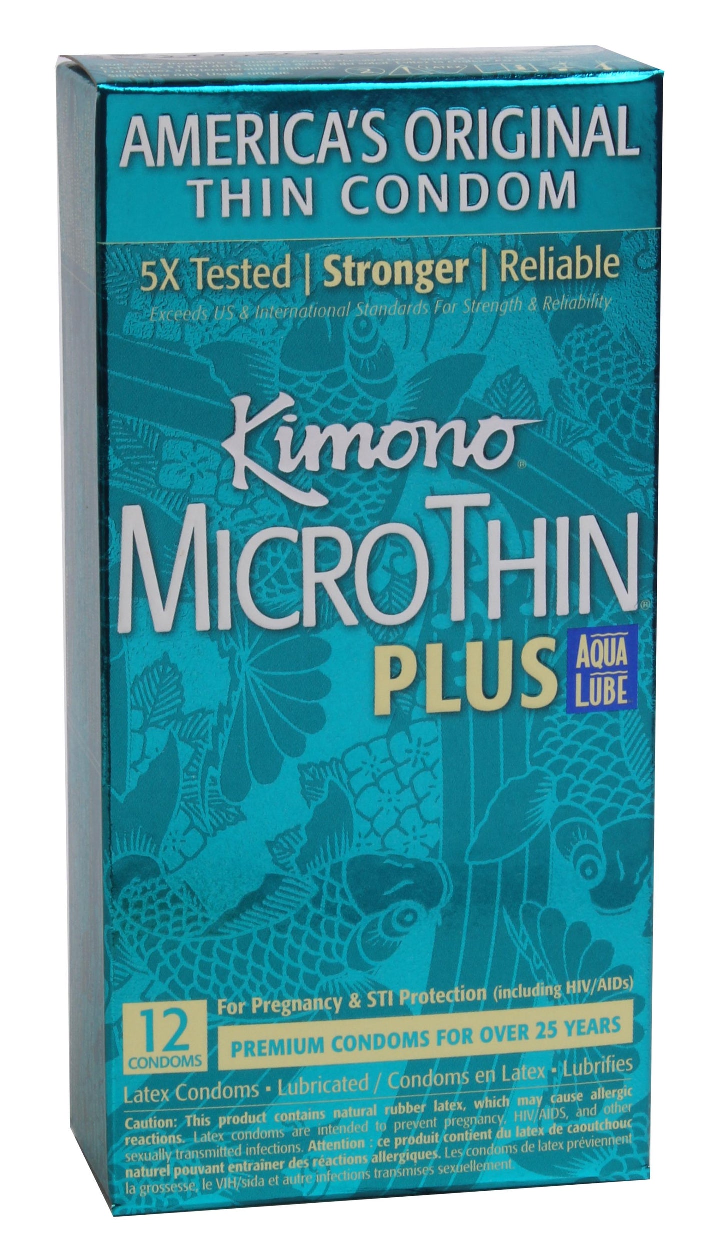 Kimono Microthin W/aqua Lube 12pk Condom