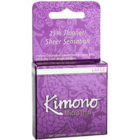 Kimono Microthin Large 3pk Condom