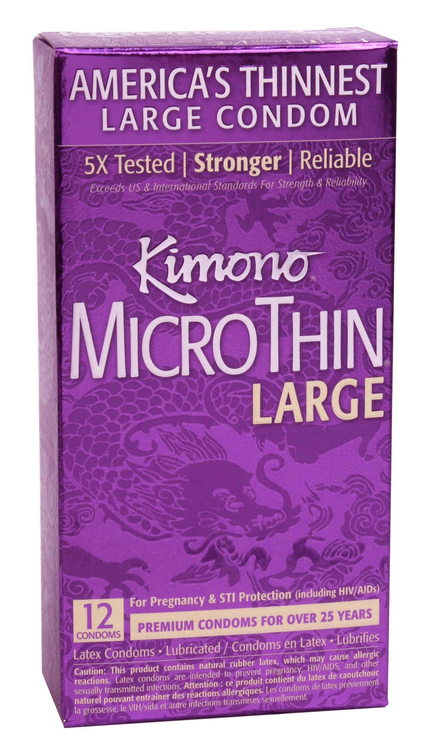 Kimono Microthin 12pk Large Condom